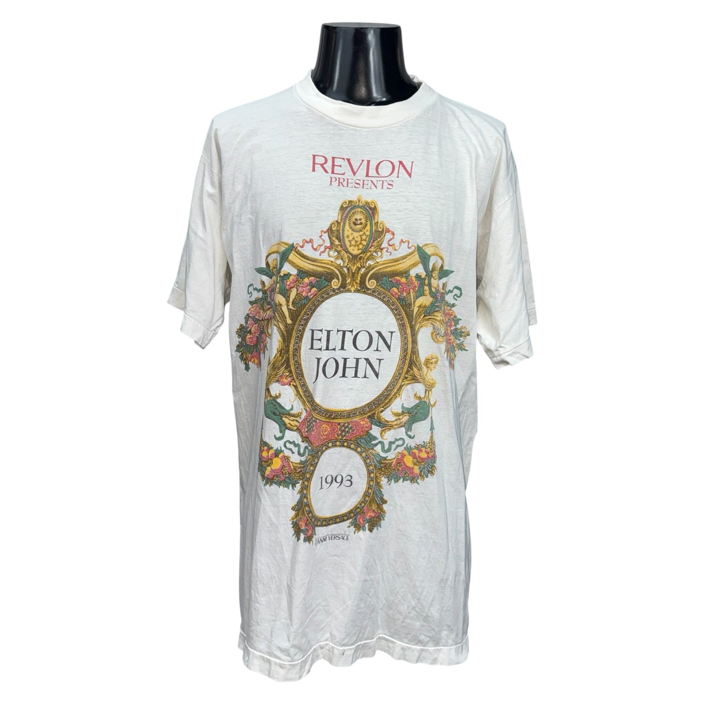 【ELTON JOHN】エルトン・ジョン "1993 World Tour" × GIANNI VERSACE 90s Vintage Tシャツ