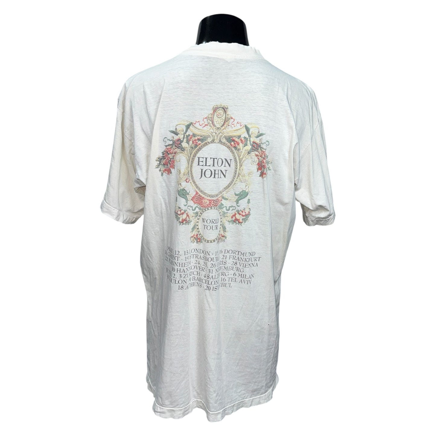 【ELTON JOHN】エルトン・ジョン "1993 World Tour" × GIANNI VERSACE 90s Vintage Tシャツ