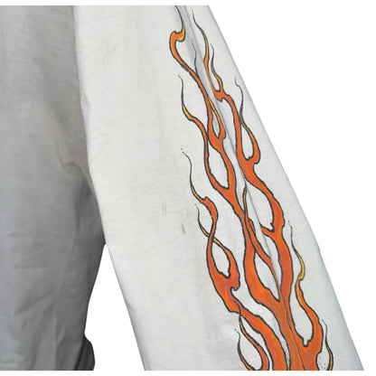 【WEST COAST CHOPPERS】ウエストコーストチョッパーズ SKULL FLAME ロングスリーブ Tシャツ
