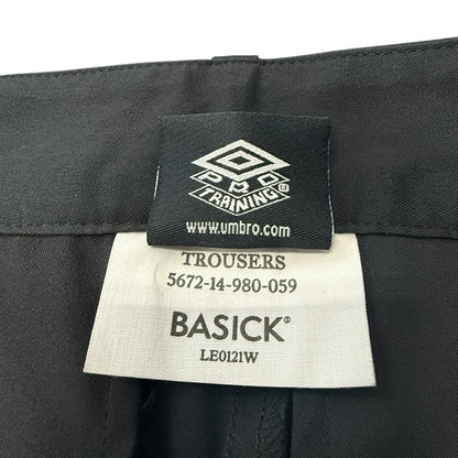 【UMBRO×BASICKS】アンブロ×ベイシックス 23ss "UMBRO TAPE SPORT SLACKS" スラックス