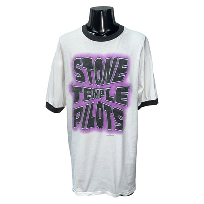 【STONE TEMPLE PILOTS】ストーン・テンプル・パイロッツ "NORTH AMERICAN TOUR" 90's Vintage リンガーTシャツ