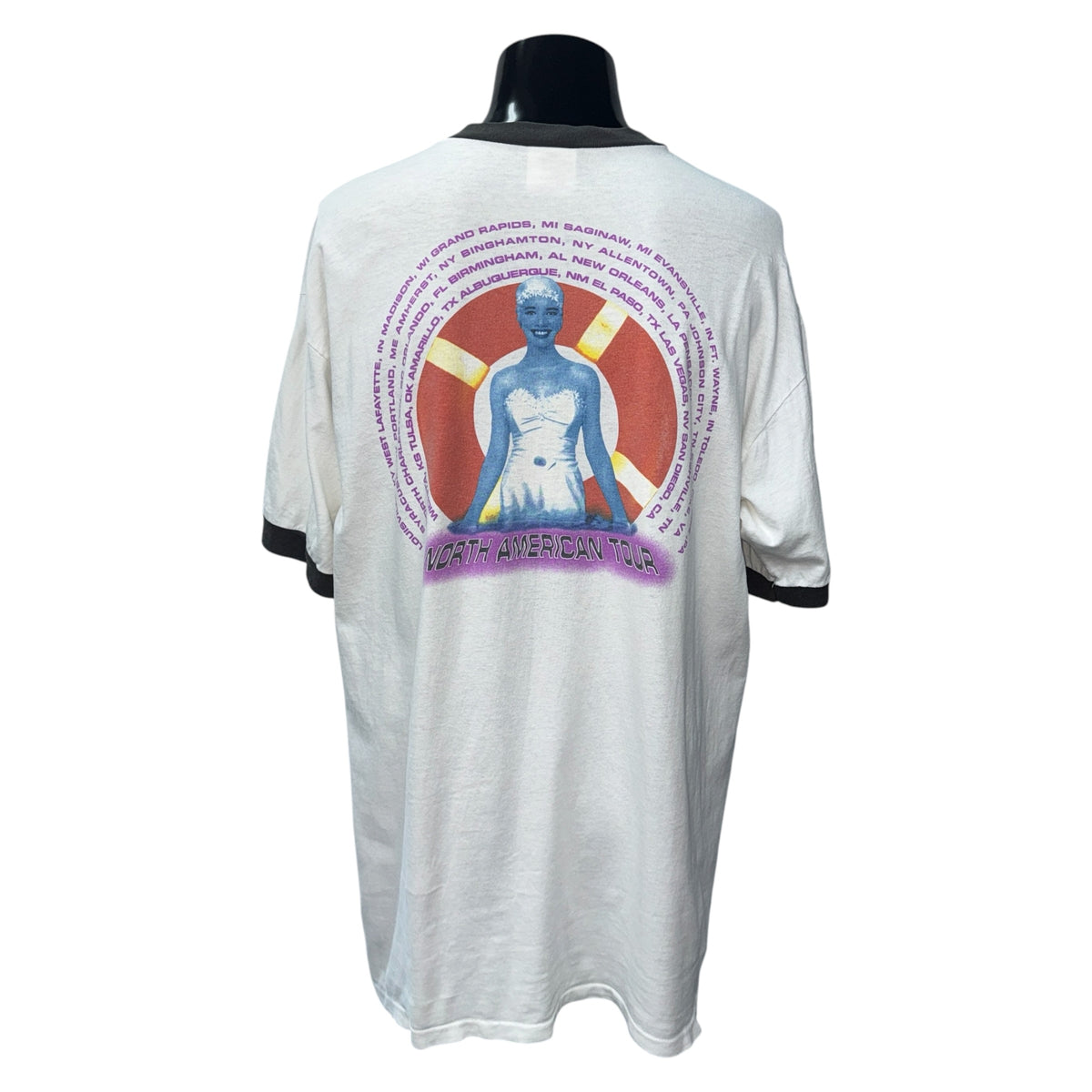 【STONE TEMPLE PILOTS】ストーン・テンプル・パイロッツ "NORTH AMERICAN TOUR" 90's Vintage リンガーTシャツ