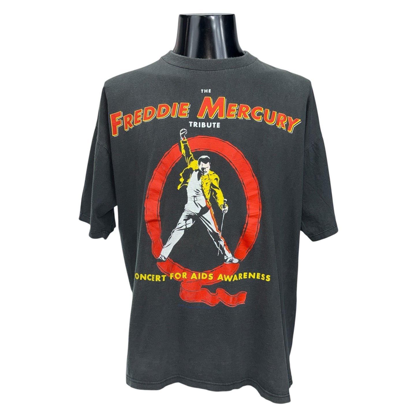 【QUEEN】フレディ・マーキュリー "TRIBUTE CONCERT 1992" 90's Tシャツ