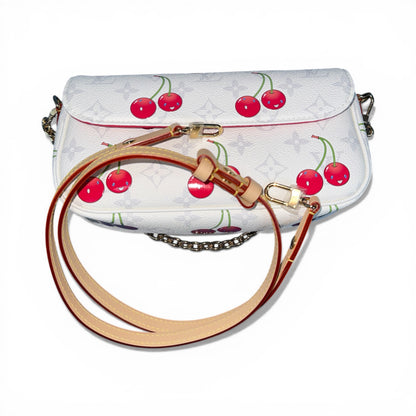 【LOUIS VUITTON】ルイ・ヴィトン "LV x TM ウォレット オン チェーン アイビー" アクセサリーポーチ
