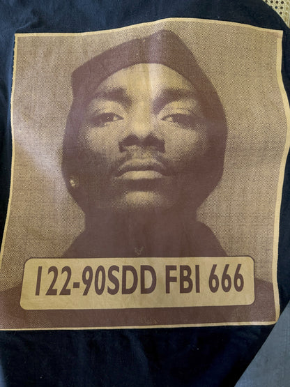[SNOOP DOGGY DOGG] Snoop Doggy Dog "WANTED" T-shirt XL