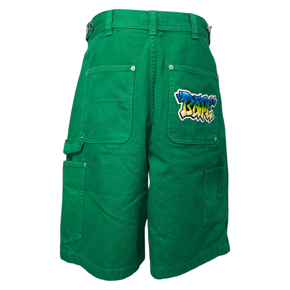 A BATHING APE PATCH 2 TONE WASHED Work Shorts, Size L