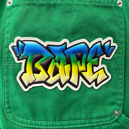 A BATHING APE PATCH 2 TONE WASHED Work Shorts, Size L