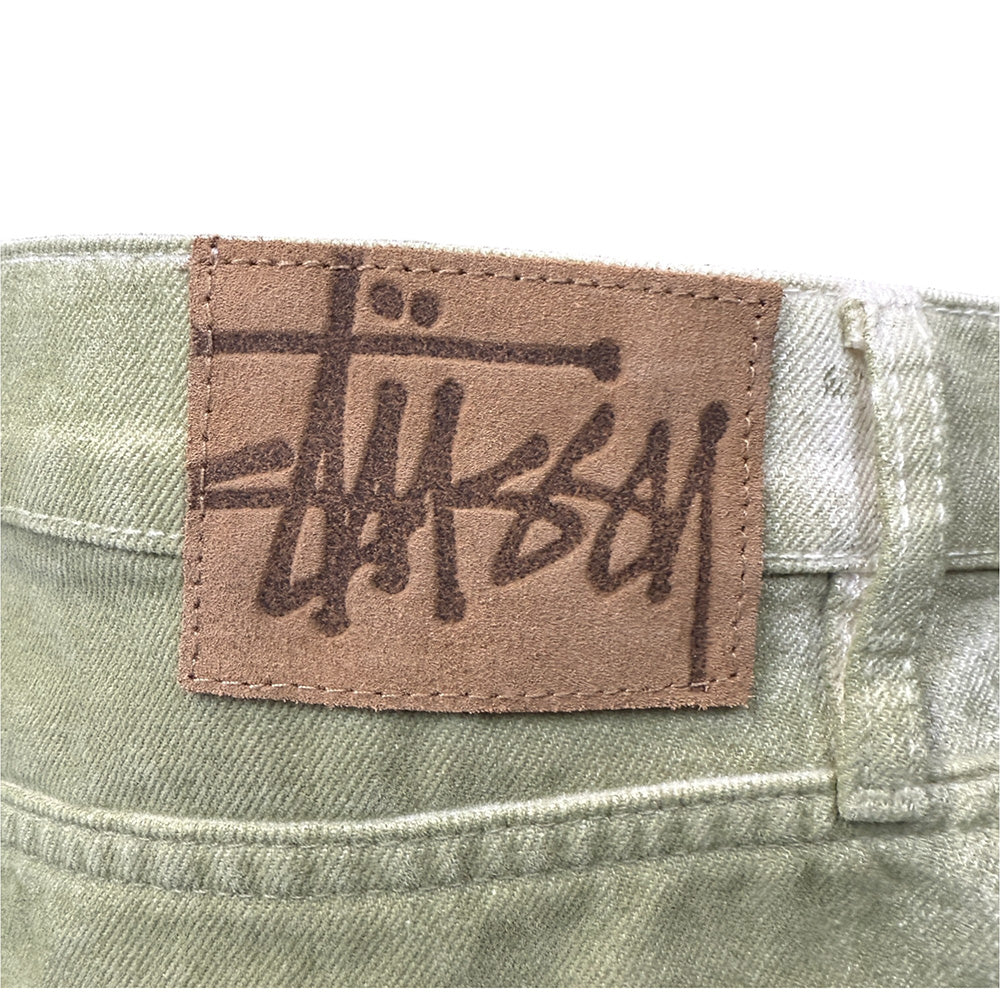 [STUSSY] Stussy SPRAY DYE BIG OL SHORT denim shorts, size 32