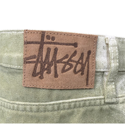 [STUSSY] Stussy SPRAY DYE BIG OL SHORT denim shorts, size 32