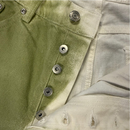 [STUSSY] Stussy SPRAY DYE BIG OL SHORT denim shorts, size 32