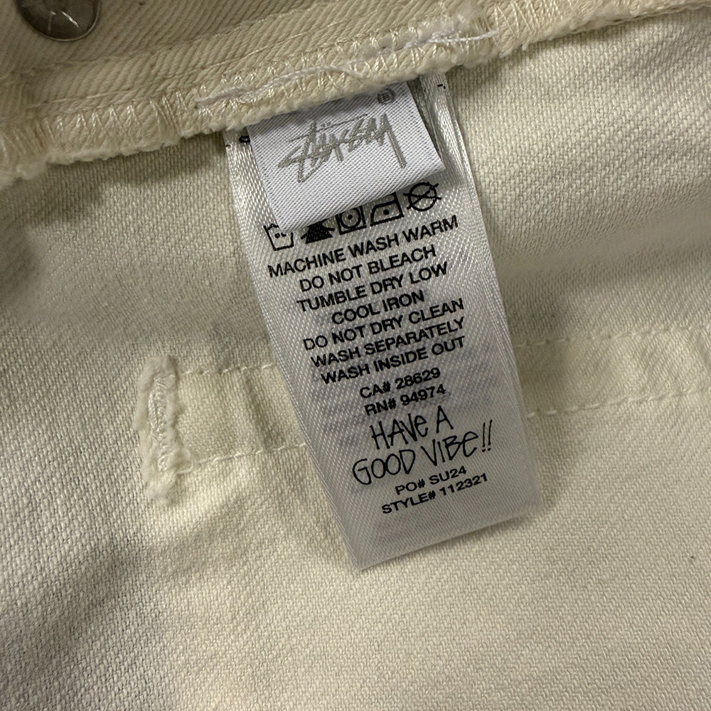 [STUSSY] Stussy SPRAY DYE BIG OL SHORT denim shorts, size 32