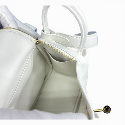 【HERMES】エルメス Lindy Mini "New White" Gold Hardware
