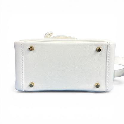【HERMES】エルメス Lindy Mini "New White" Gold Hardware