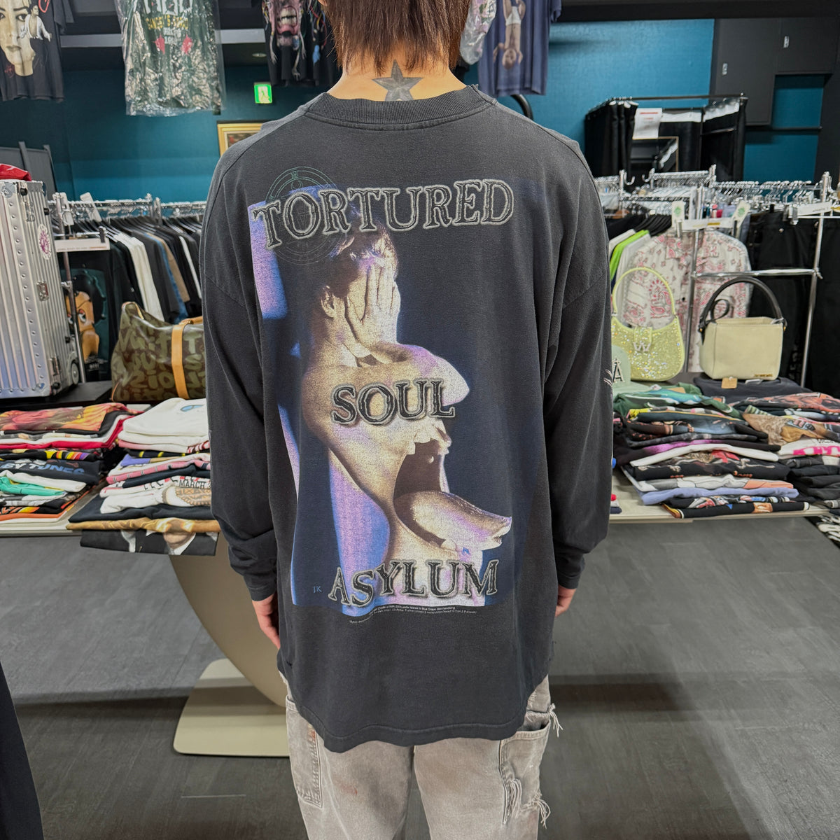 【CRADLE OF FILTH】クレイドル・オブ・フィルス "TORTURED SOUL ASYLUM" 00's Vintage ロングスリーブTシャツ