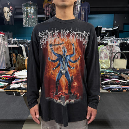【CRADLE OF FILTH】クレイドル・オブ・フィルス "DESTROYER OF WORLDS" 00's Vintage ロングスリーブTシャツ