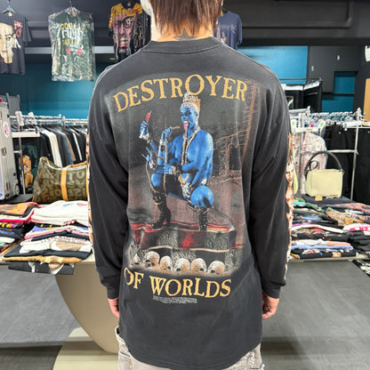 【CRADLE OF FILTH】クレイドル・オブ・フィルス "DESTROYER OF WORLDS" 00's Vintage ロングスリーブTシャツ