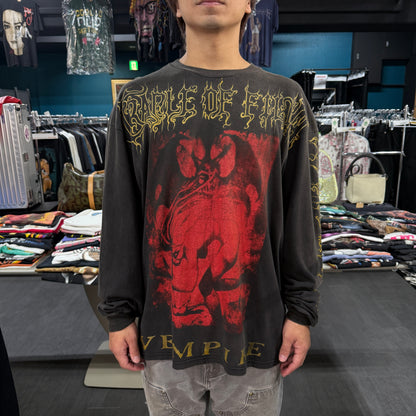 【CRADLE OF FILTH】クレイドル・オブ・フィルス "VEMPIRE" 90's Vintage ロングスリーブTシャツ