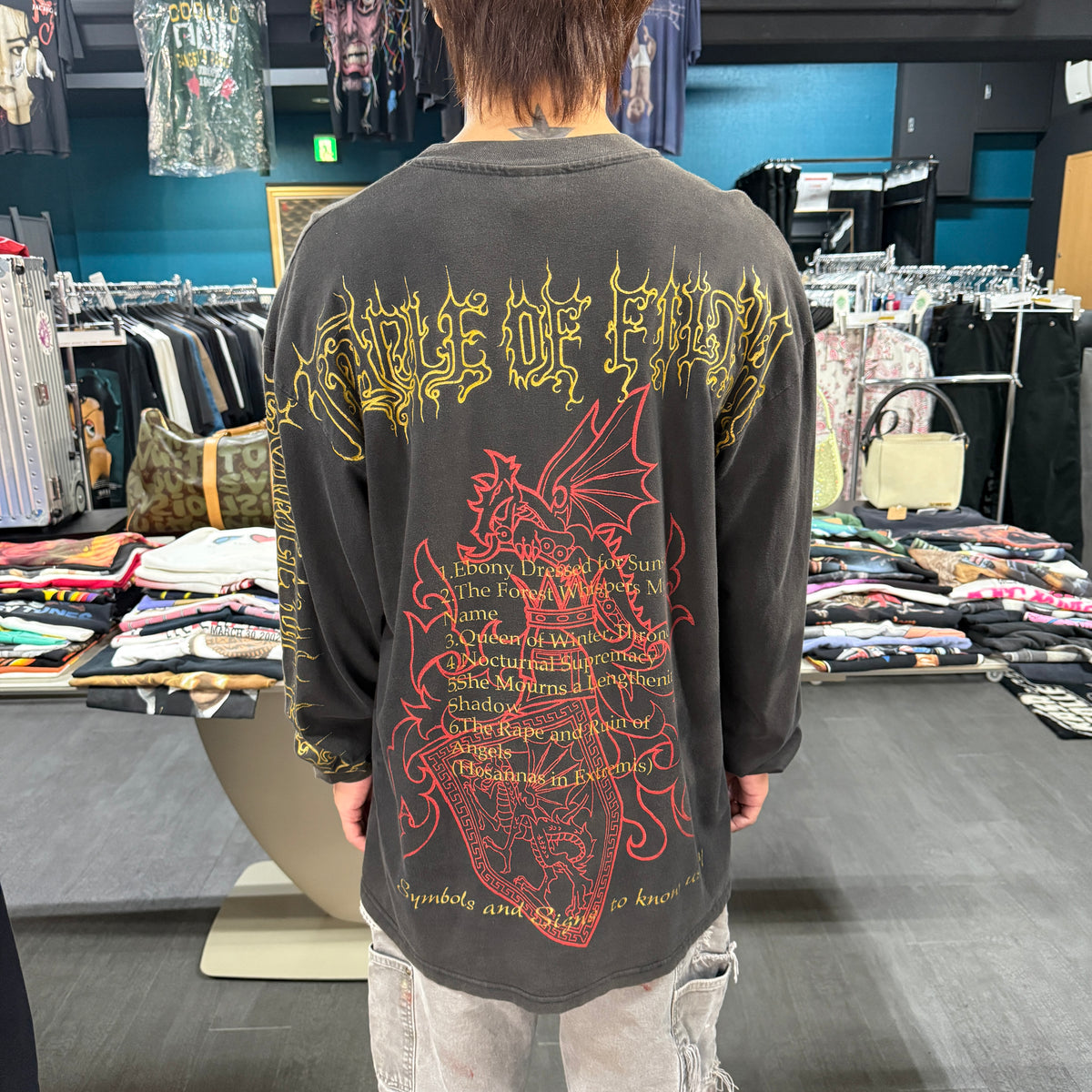 【CRADLE OF FILTH】クレイドル・オブ・フィルス "VEMPIRE" 90's Vintage ロングスリーブTシャツ