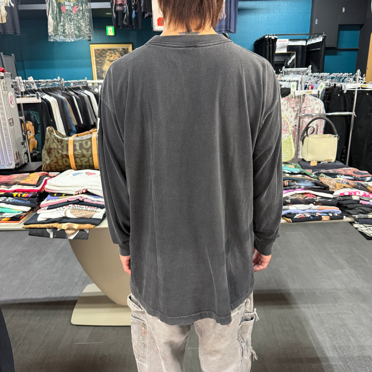 【PEARL JAM】パール・ジャム "ALIVE STICKMAN" Vintage ロングスリーブTシャツ