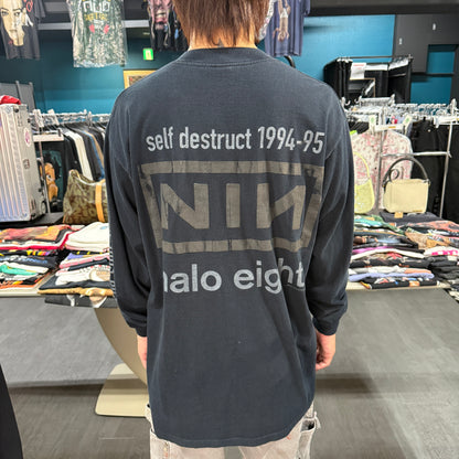 【NINE INCH NAILS】ナイン・インチ・ネイルズ  90's Vintage ロングスリーブTシャツ