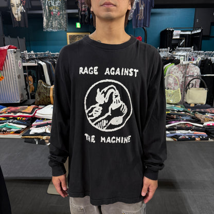 【RAGE AGAINST THE MACHINE】レイジ・アゲインスト・ザ・マシーン 90's Vintage ロングスリーブTシャツ