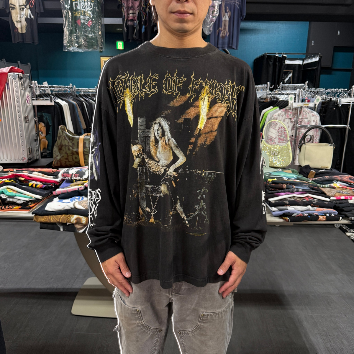 【CRADLE OF FILTH】クレイドル・オブ・フィルス "PSYCHOPATHIA SEXUALIS" 90's Vintage ロングスリーブTシャツ