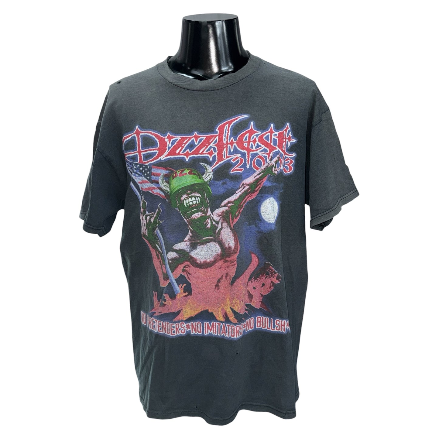 【OZZY OSBOURNE】オジーオズボーン "OZZFEST 2003" DELTAタグ Y2K Vintage Tシャツ