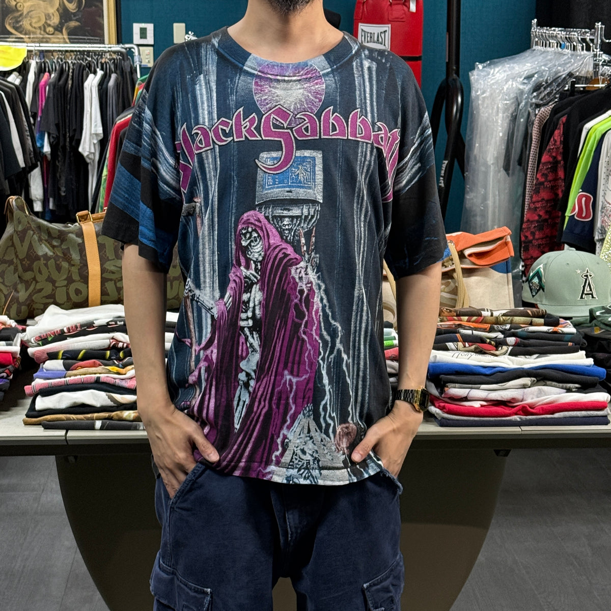 【BLACK SABBATH】ブラック・サバス AOP 90's Vintage Tシャツ