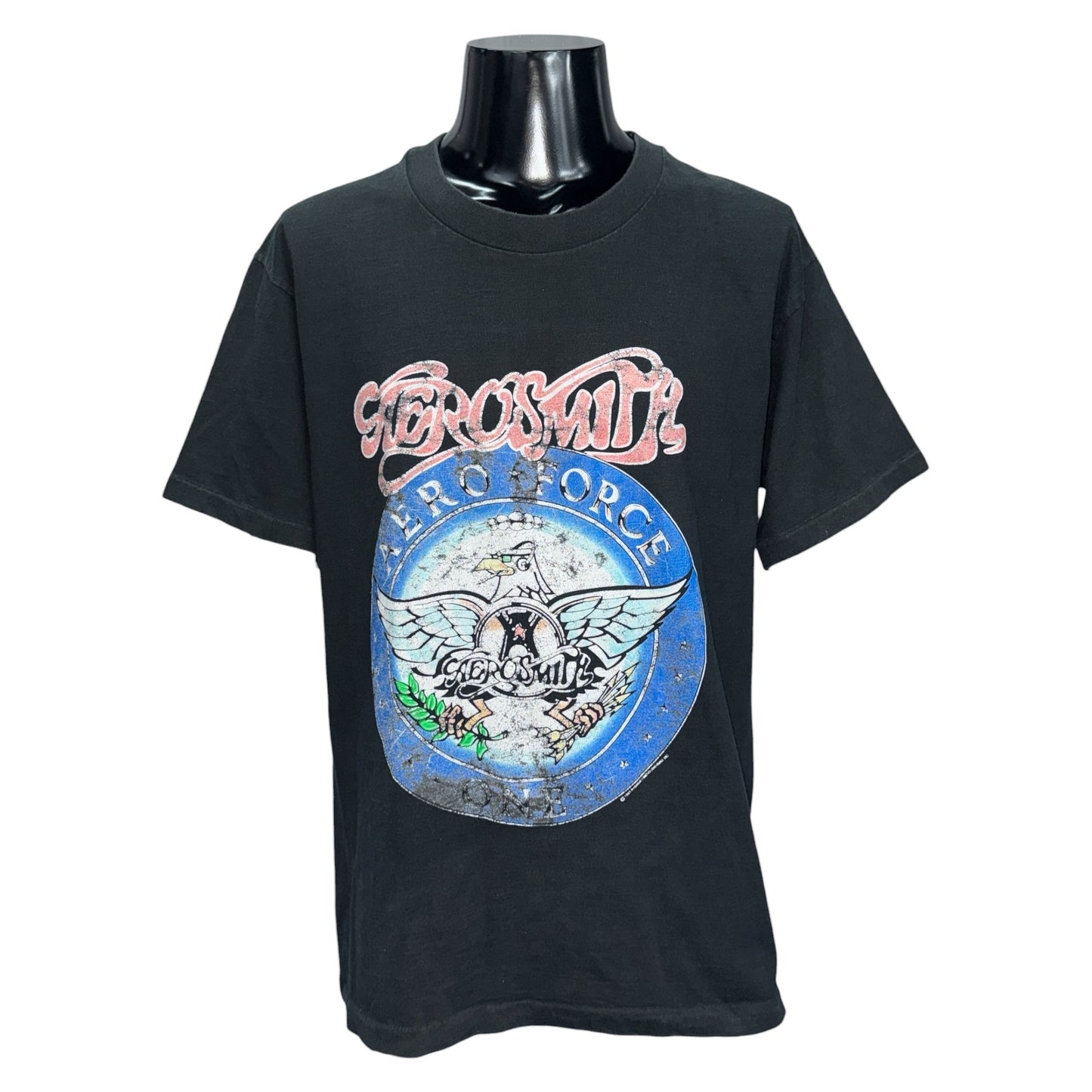【AEROSMITH】エアロスミス "AERO FORCE ONE" 90's Vintage Tシャツ