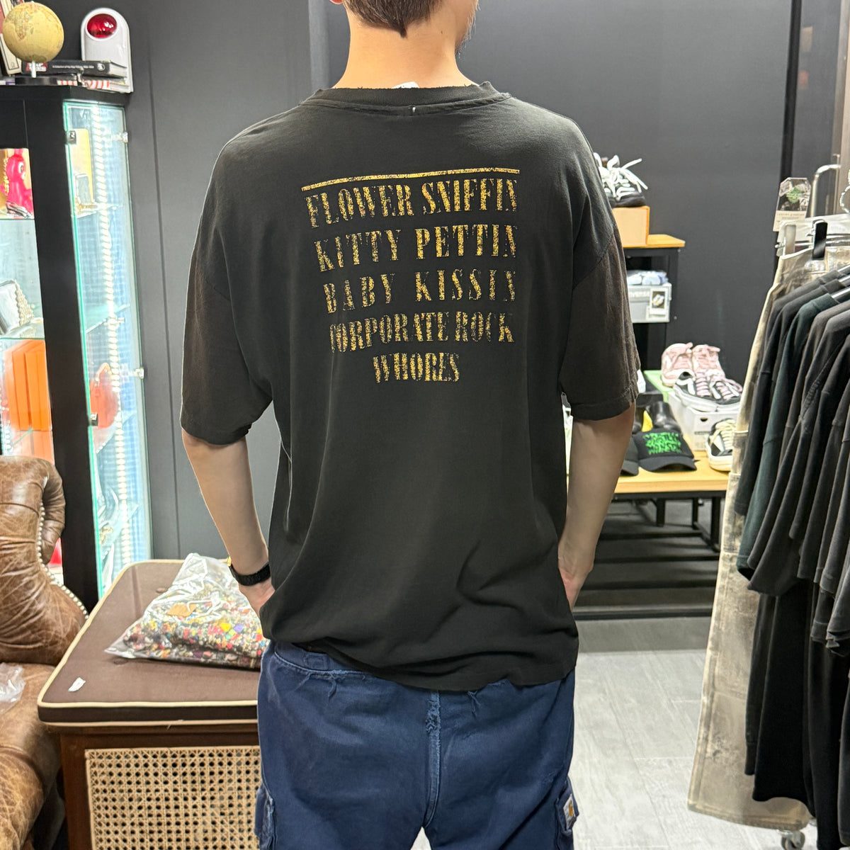 【NIRVANA】ニルヴァーナ "SMILE / FLOWER SNIFFIN" 90's Vintage Tシャツ