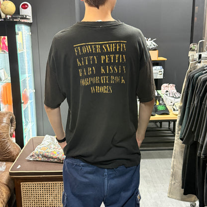 【NIRVANA】ニルヴァーナ "SMILE / FLOWER SNIFFIN" 90's Vintage Tシャツ