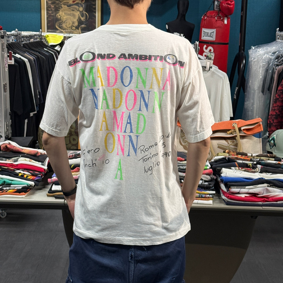 【MADONNA】マドンナ "BLOND AMBITION" 90's Vintage Tシャツ
