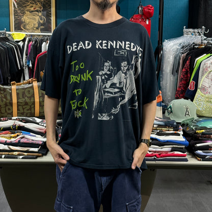 【DEAD KENNEDYS】デッド・ケネディーズ "TOO DRUNK TO FｘｘK" 90's Vintage Tシャツ