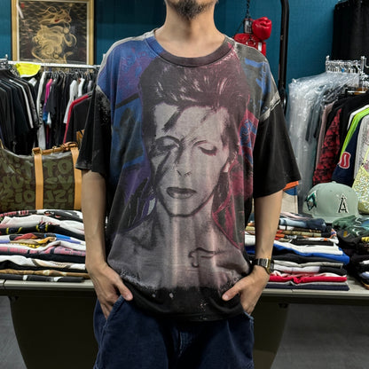 【DAVID BOWIE】デヴィッド・ボウイ "ALADDIN SANE / MOSQUITOHEAD" 90's Vintage Tシャツ