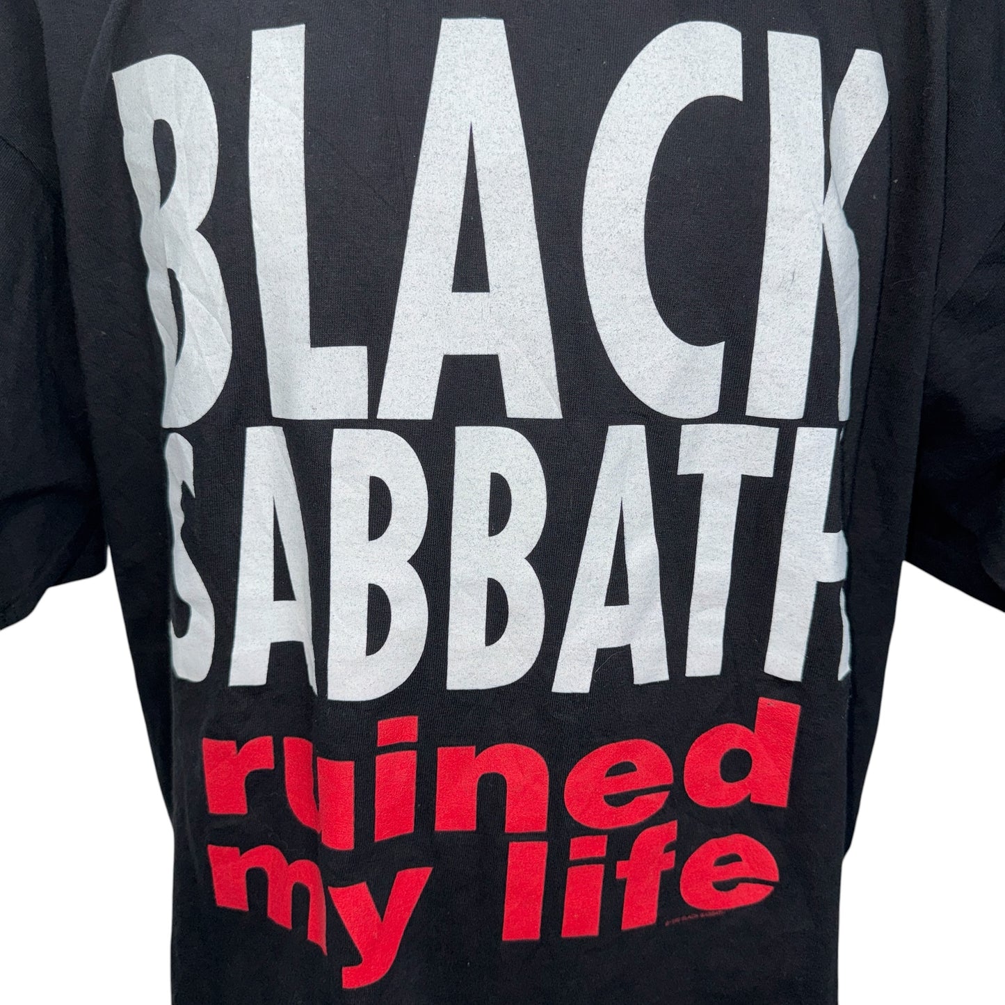 【BLACK SABBATH】ブラック・サバス "RUINED MY LIFE" 90's Vintage Tシャツ
