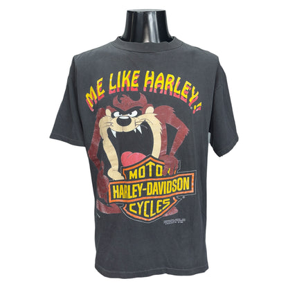 【HARLEY-DAVIDSON】ハーレーダビッドソン "TAZ / ME LIKE HARLEY" 90's Vintage Tシャツ