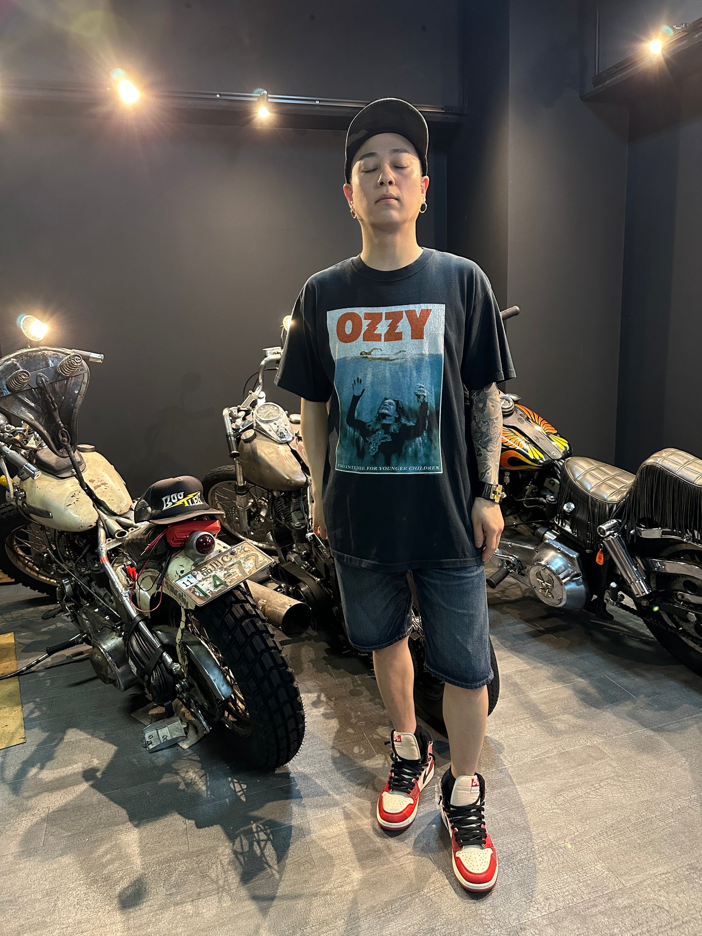 [OZZY × JAWS] Ozzy Osbourne Rock T-shirt