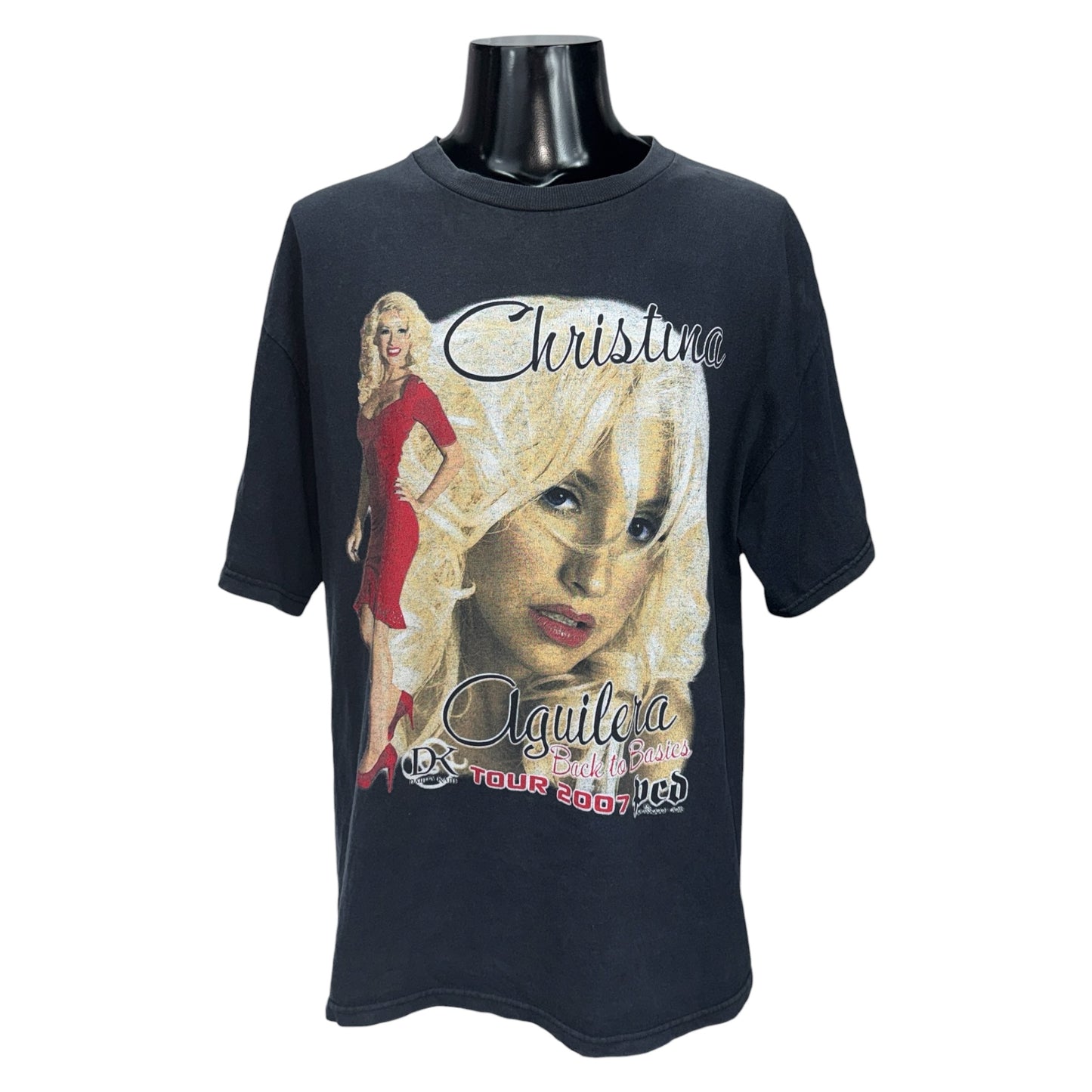 【CHRISTINA AGUILERA】クリスティーナ・アギレラ "Back to Basics Tour 2007" Tシャツ