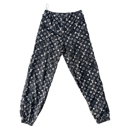 [LOUIS VUITTON] Louis Vuitton Stencil Effect Monogram Jogging Pants Size 34