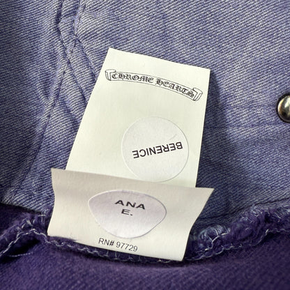 [CHROME HEARTS] Chrome Hearts "CHROME HEARTS x LEVI'S" Cross Ball Button Color Denim Pants Size 32