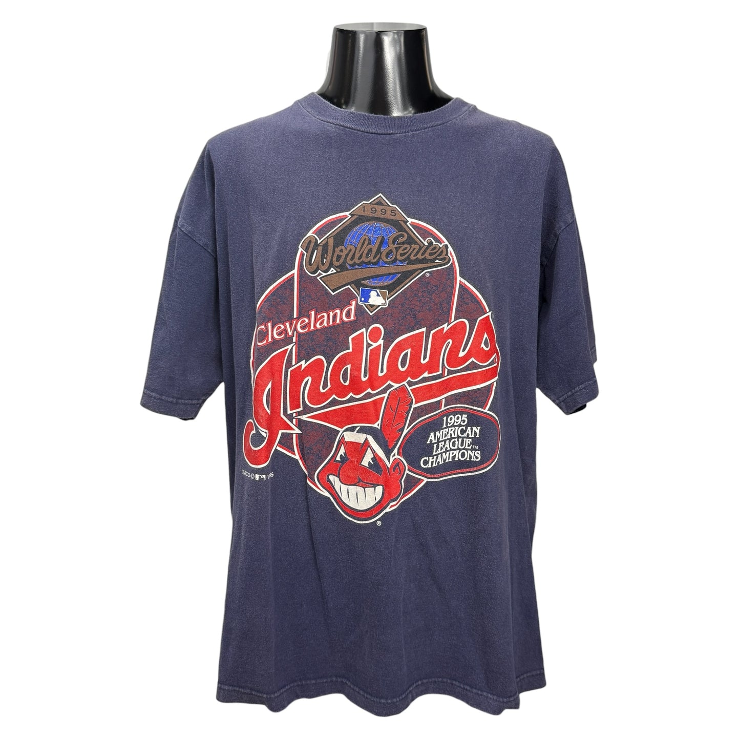 【CLEVELAND INDIANS】クリーブランド・インディアンス "95 WORLD SERIES" 90's Vintage Tシャツ