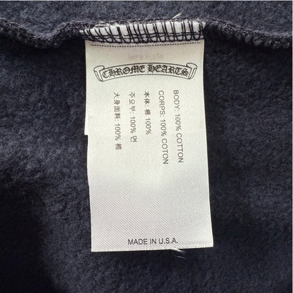 [CHROME HEARTS] Chrome Hearts Horseshoe Floral Cross Hoodie, Size L