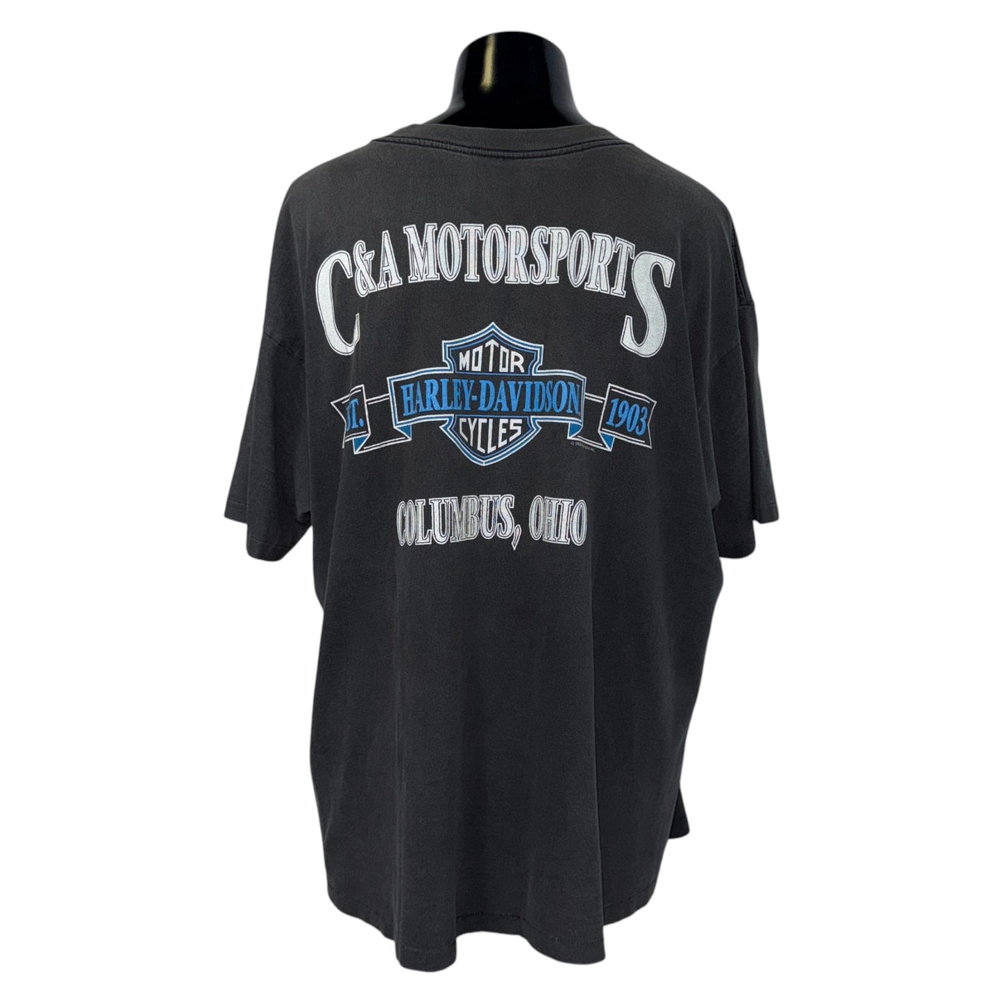 【HARLEY DAVIDSON】ハーレーダビットソン ウルフ Vintage Tシャツ 1992コピーライト XL