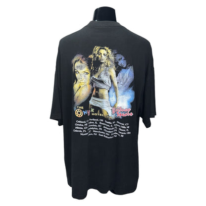 【BRITNEY SPEARS】ブリトニー・スピアーズ "THE ONYX HOTEL TOUR" 00's Tシャツ