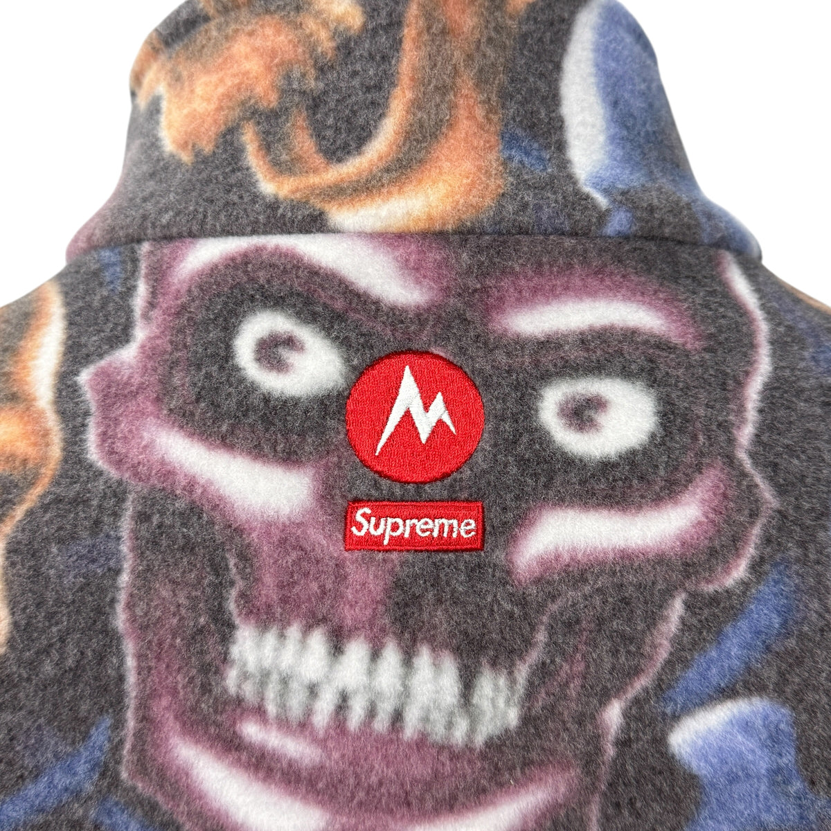 【SUPREME × MARMOT】シュプリーム × マーモット "LIQUID BLUE SKULL FLEECE" 25AW フリースジャケット