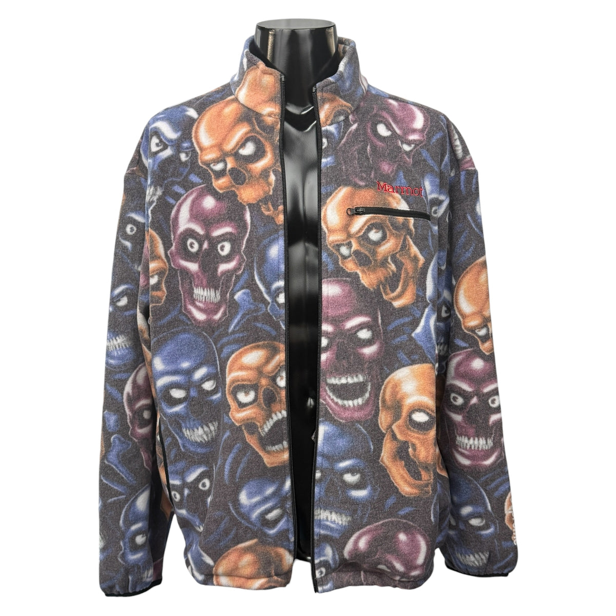 【SUPREME × MARMOT】シュプリーム × マーモット "LIQUID BLUE SKULL FLEECE" 25AW フリースジャケット