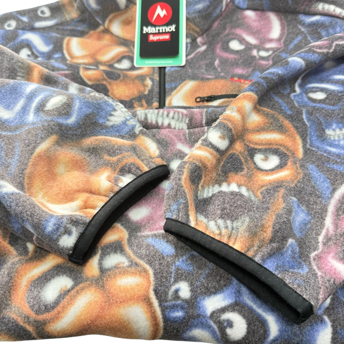 【SUPREME × MARMOT】シュプリーム × マーモット "LIQUID BLUE SKULL FLEECE" 25AW フリースジャケット