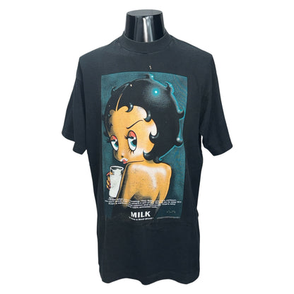 【BETTY BOOP】ベティー・ブープ "got milk? / MILK" 90's Vintage Tシャツ