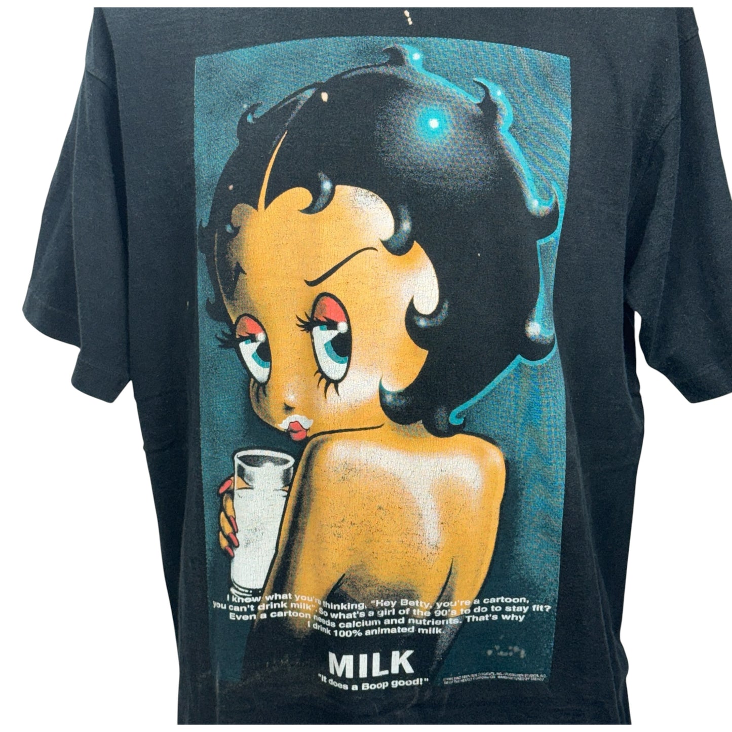 【BETTY BOOP】ベティー・ブープ "got milk? / MILK" 90's Vintage Tシャツ