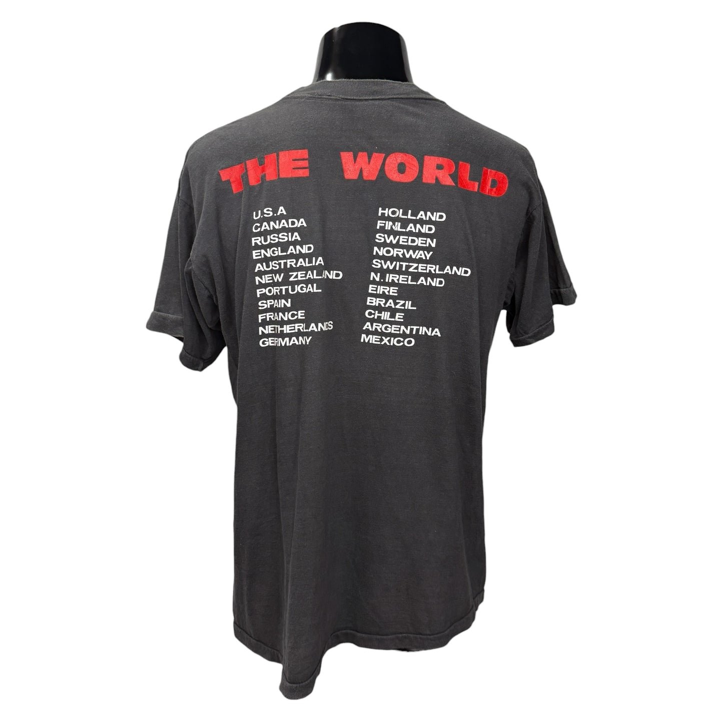 【BON JOVI】ボンジョヴィ "NEW JERSEY SYNDICATE" "WORLD TOUR 1989" 80's Vintage Tシャツ